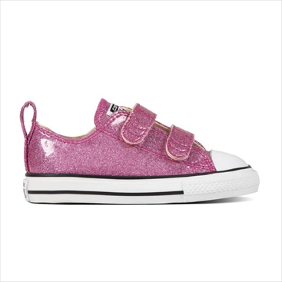 Converse Other - Converse All Star Velcro glitter size 9